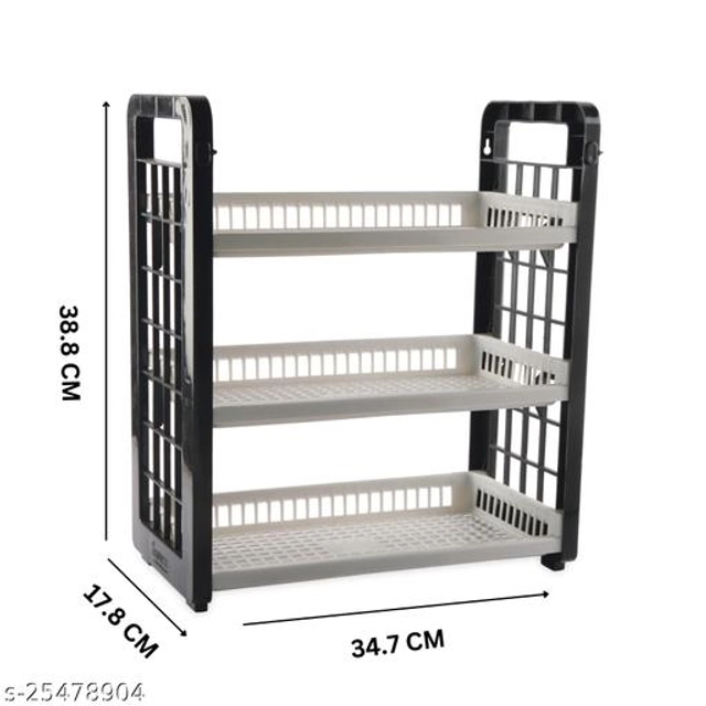 Plastic Multipurpose Storage Rack (Multicolor)