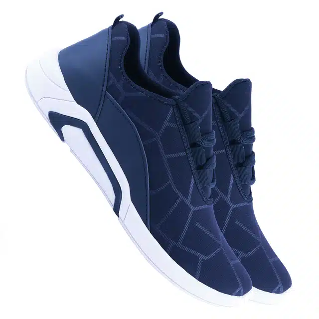 Stylish Lightweight Sports Shoes for Men (Blue, 8) (AE-313)
