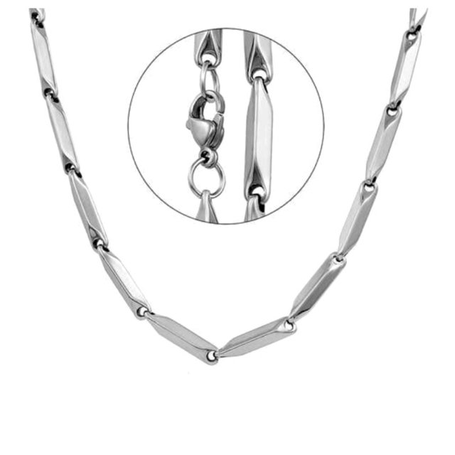 Stainless Steel Chain for Men (Silver)