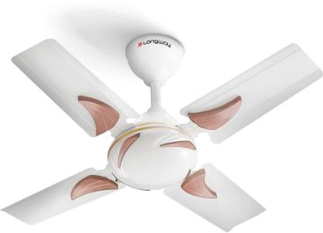 LONGWAY Creta P1 Ultra High Speed 4 Blade Ceiling Fan (600 mm, Ivory, Pack of 1)