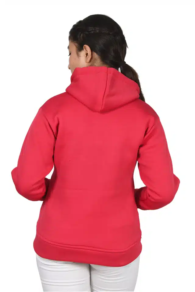 Full Sleeves Hoodies for Women (Magenta, L)