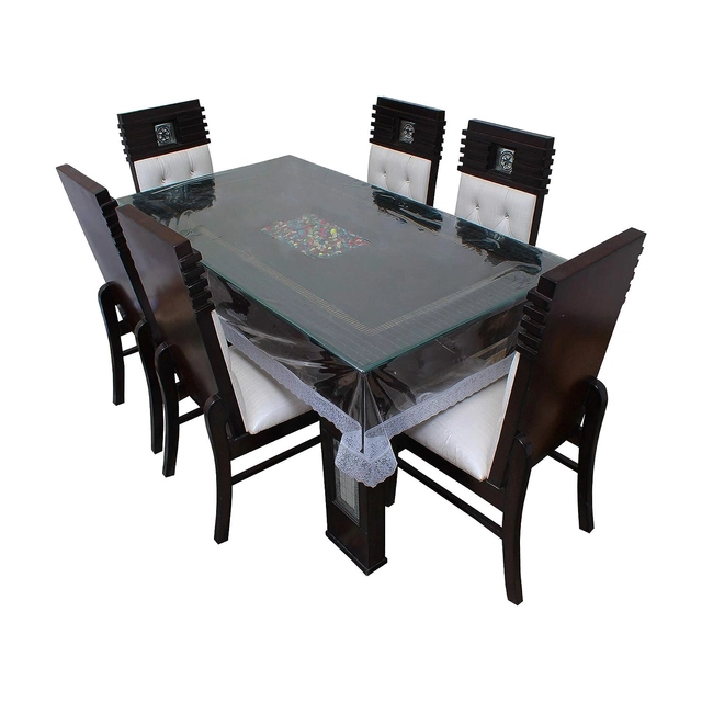 PVC Printed Table Cover (Multicolor, 40x60 inches)