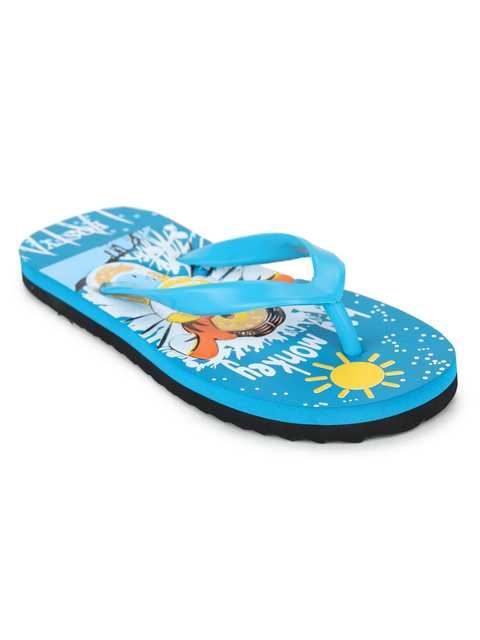 Boy's Comfortable Slipper (Sky Blue, 4) (A-88)