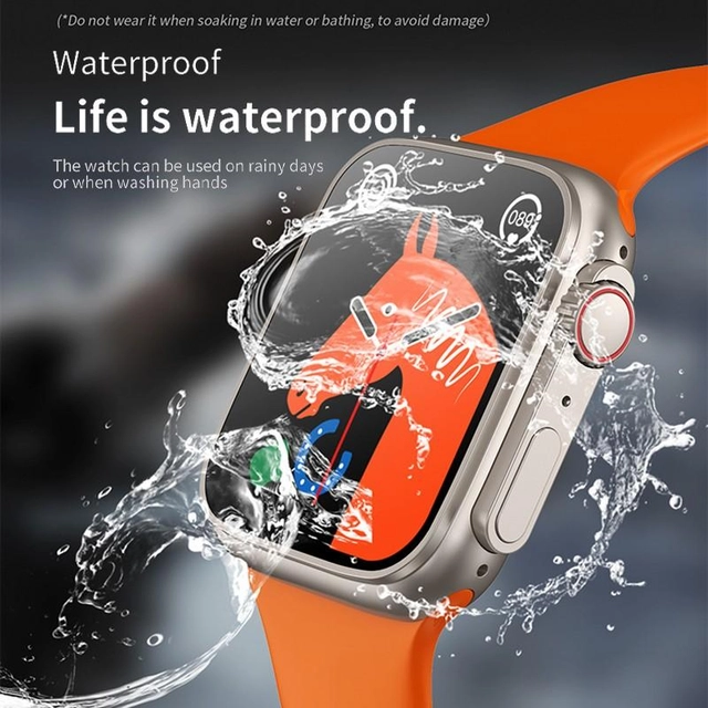 Silicone Strap S8 Ultra Smart Watch (Orange)