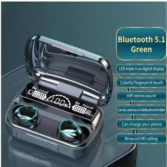 Wireless Bluetooth Earbuds with Charging Case (Multicolor)