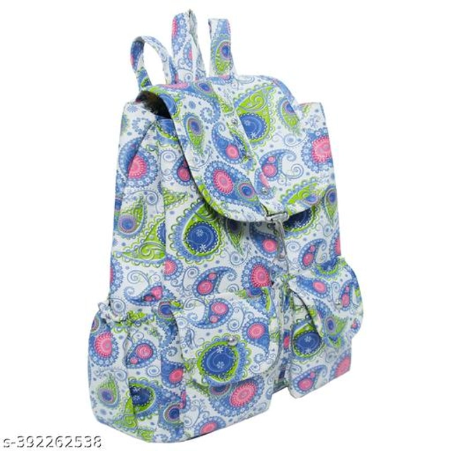 PU Backpack for Women (Multicolor)