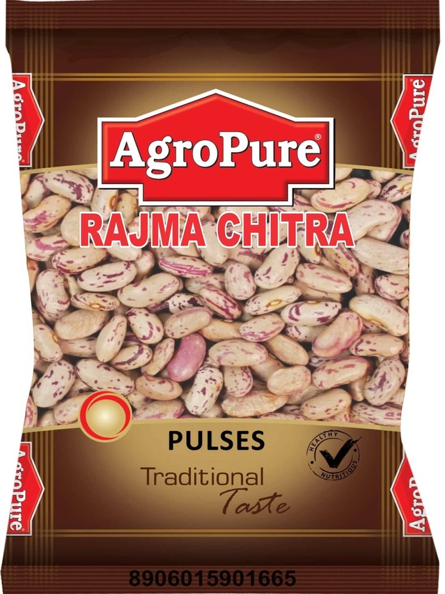 Agropure Rajma Chitra 1 Kg (Traditional Pack)