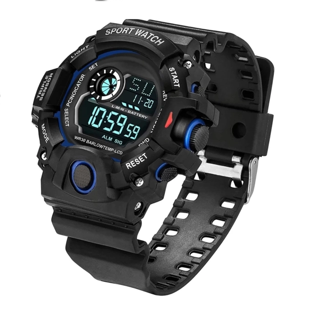 Digital Sports Watch for Men & Boys (Black)