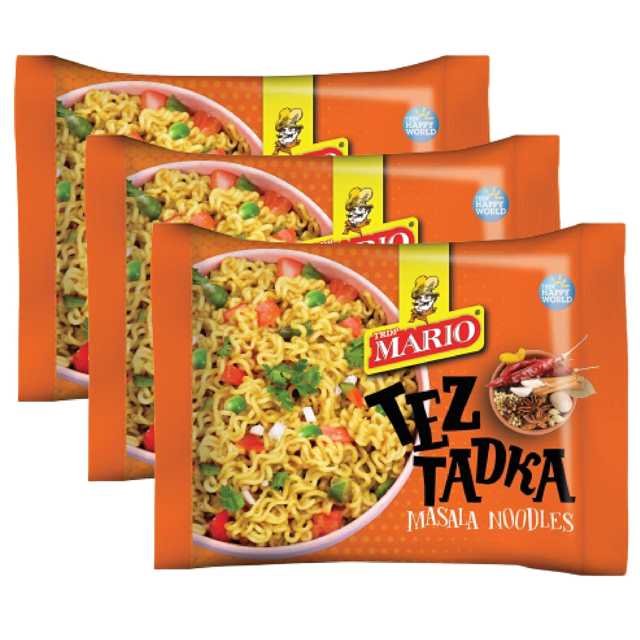 मारिओ तेज तड़का मसाला नूडल्स 3X85 g (पैक ऑफ़ 3)