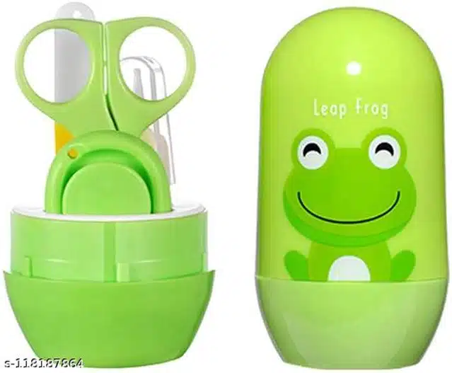 Plastic Manicure Pedicure Care Kit for Infants (Green)