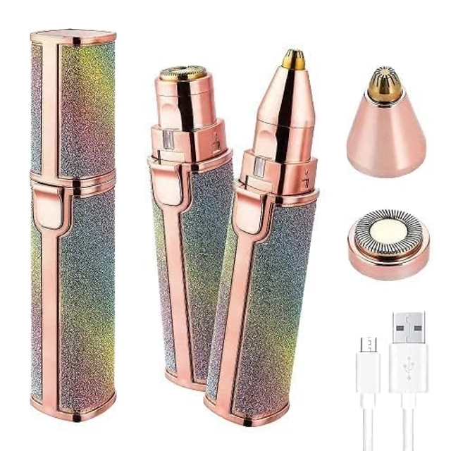 Portable Flawless Eyebrow Trimmer for Women (Multicolor, Pack of 1)