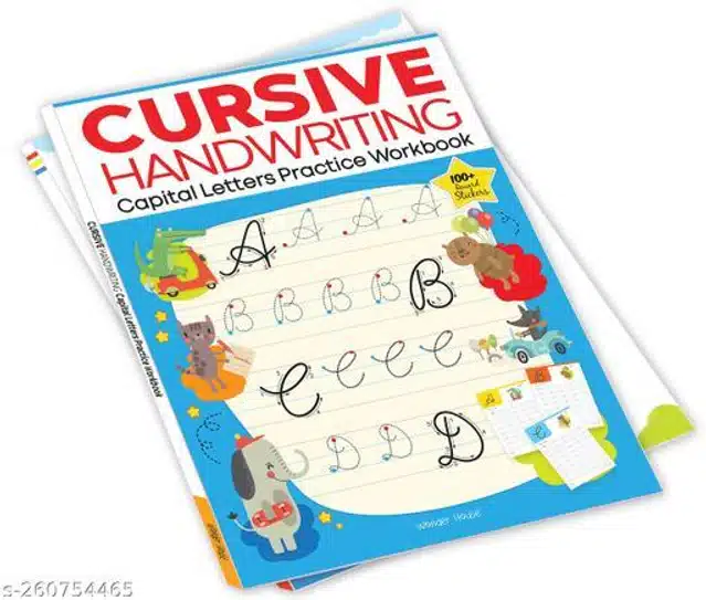 Cursive Writing Book for Kids (Multicolor)