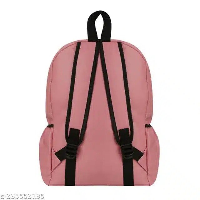 PU Backpack for Women (Pink)