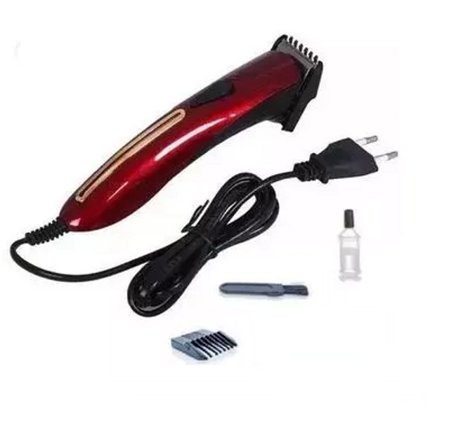 Professional NHC-201B Rechargeable Trimmer for Men & Women (Red)