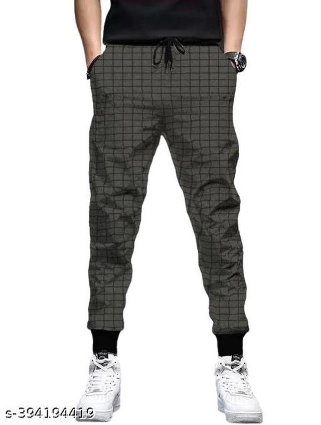 Cotton Trackpants for Boys (Olive, 10-11 Years)