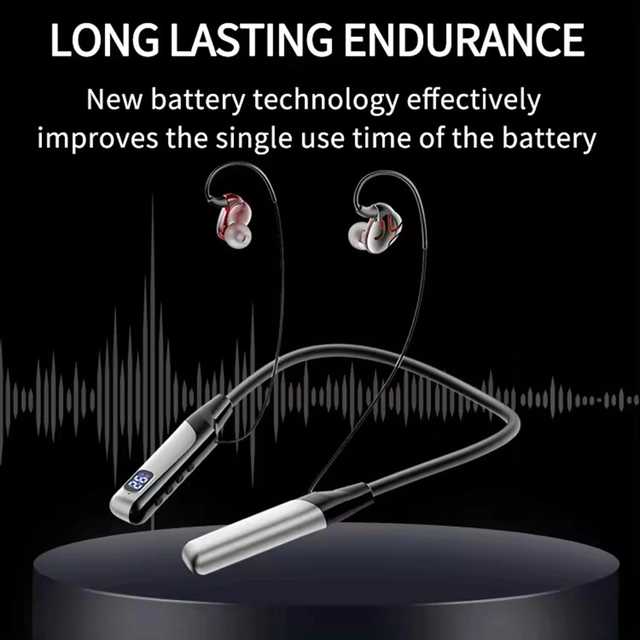 Wireless Bluetooth in-Ear Neckband (Grey)