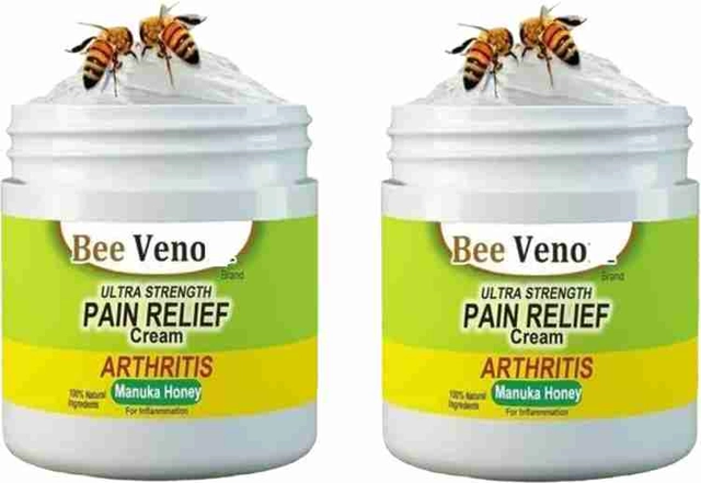 Bee Venom Ultra Strength Joints Pain Relief Cream (30 g, Pack of 2)