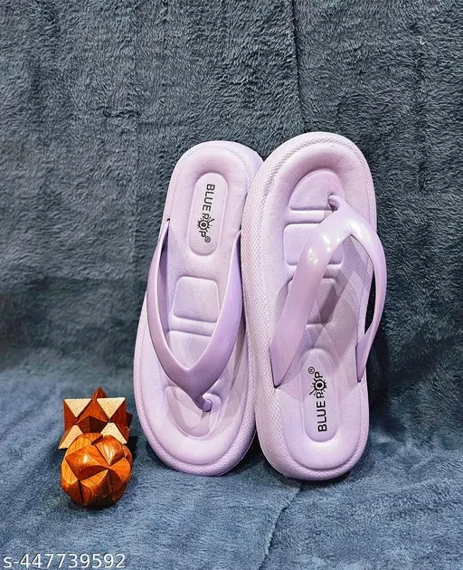 Slippers for Women (Purple, 5)