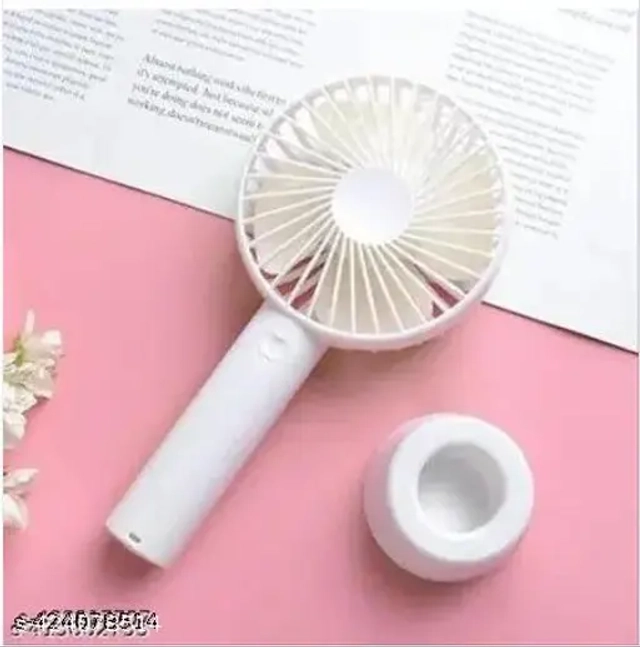 Mini Portable Rechargeable USB Hand Fan (White)