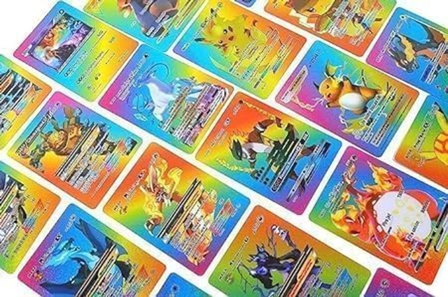 Foil 55 Pcs Playing Cards for Kids (Multicolor, Set of 1)