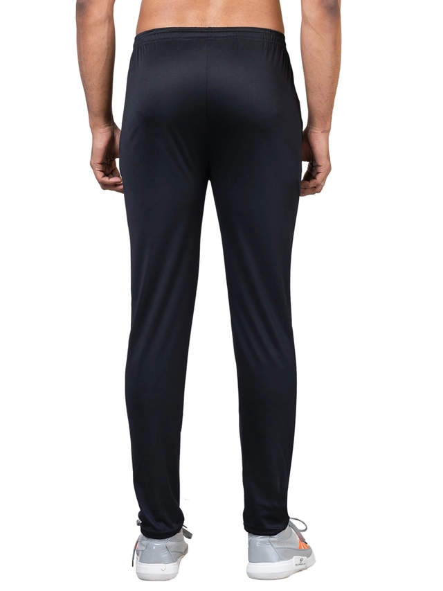 Polyester Solid Trackpant for Men (Black, XS)