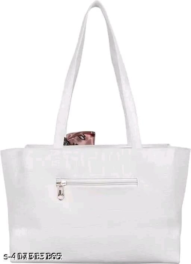 PU Handbag for Women (White)