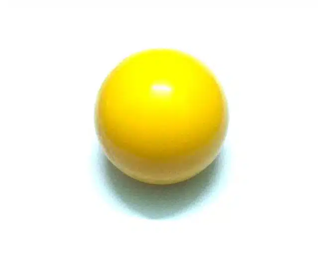 Synthetic Cricket Training Ball (Yellow)