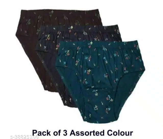 Women's Panties (Pack of 3) (Assorted, XS)