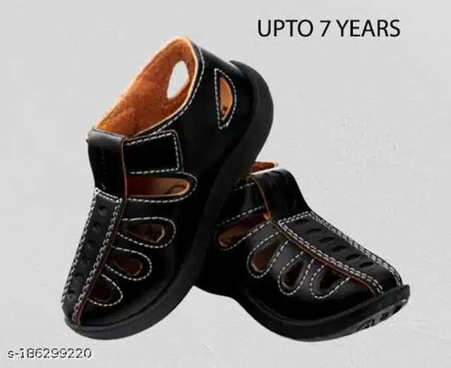 Sandals for Boys (Black, 9-12 Months)