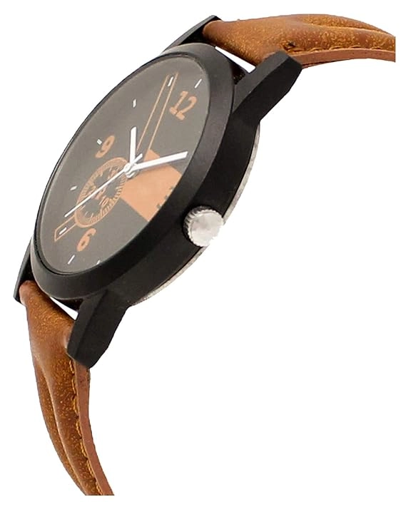 Analog watch for men (Brown ,Pack of 1)