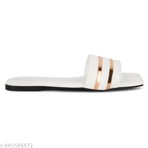 Flats for Women (white, 3)