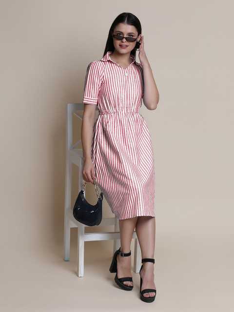 Warthy Ent Kurti For Womens (Peach, XL) (A-9)