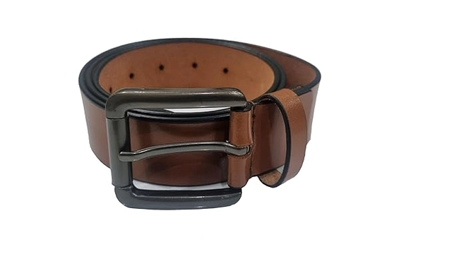 Faux Leather Belt for Men (Brown)