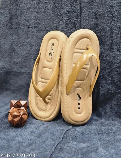 Slippers for Women (Beige, 5)