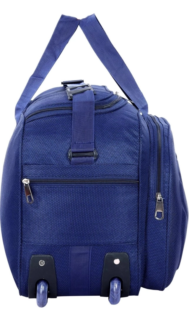 Polyester Duffel Bag (Blue, 60 L)