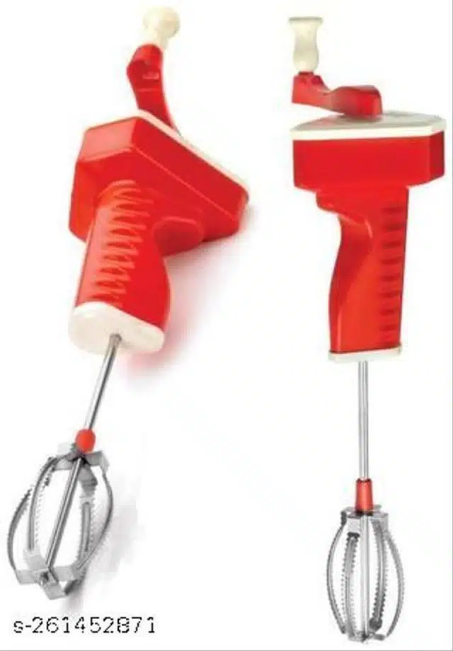 Hand Blender For Egg Beater (Red)