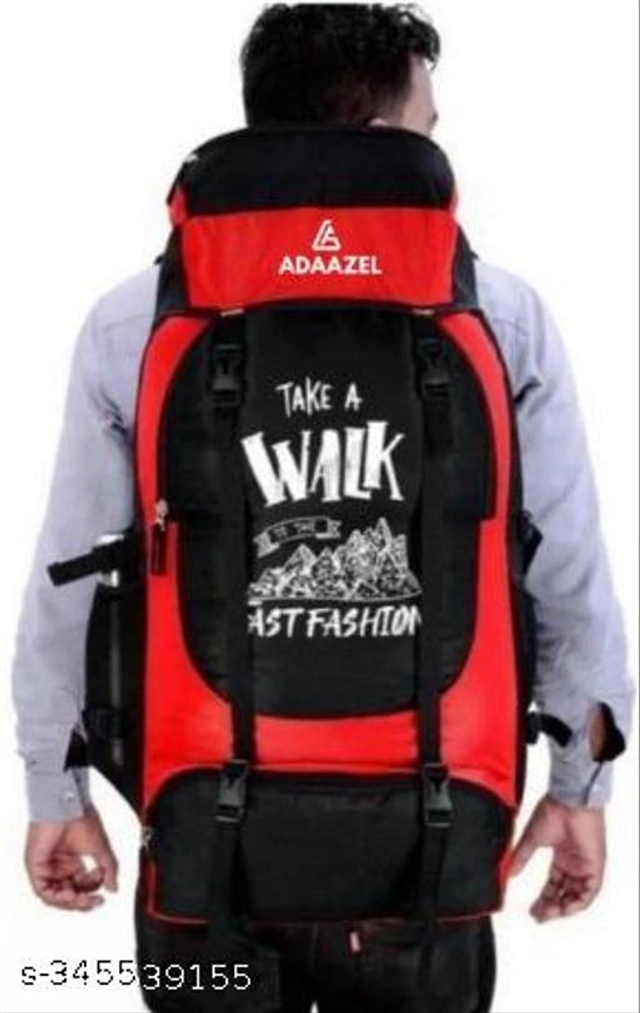 Hiking Backpack for Men & Women (Red & Black)