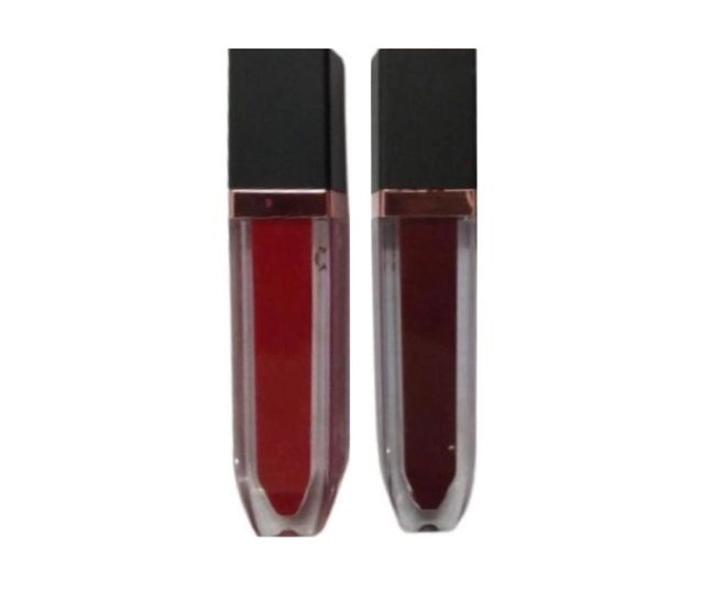 Velvet Smooth Matte Liquid Lipsticks (Red & Maroon, Pack of 2)