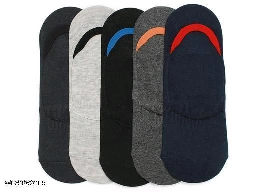 Cotton Socks for Men & Women (Multicolor, Set of 5)