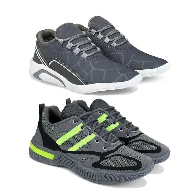 Shoes with Sports shoes for Men (Multicolor, 7) (Pack Of 2)