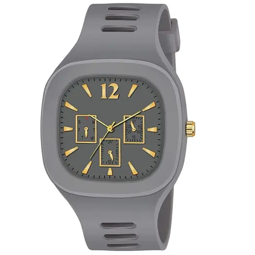 Analog Watch for Men & Women (Grey)