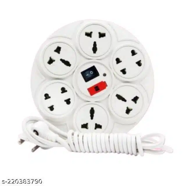 Plastic Surge Protector (White, 3 m)