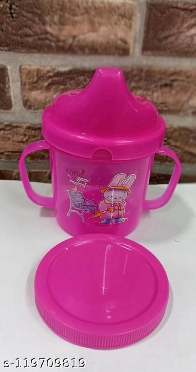 Plastic Sipper for Baby (Pink, 300 ml)