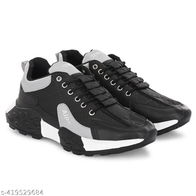 Casual Shoes for Men (Black, 6)