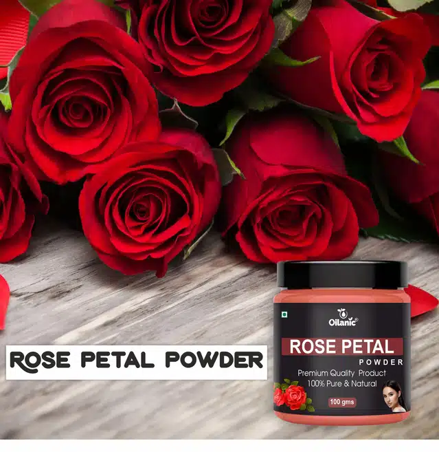 Natural Rose Patel & Garlic Powder for Skin & Hair (Pack of 2, 100 g)