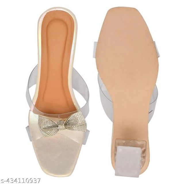 Heels for Women (White, 3)