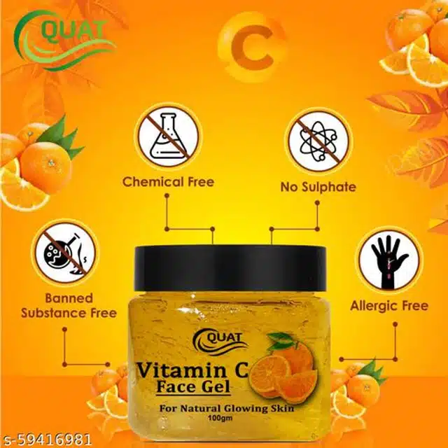 Quat Vitamin C Anti-Aging Moisturizing Face Gel (100 g)