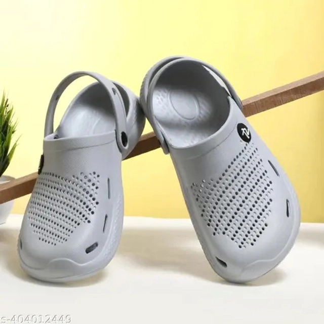 Clogs for Men (Grey, 6)