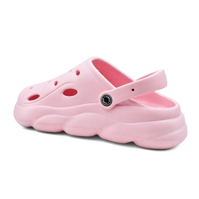 Clogs for Women (Pink, 3)