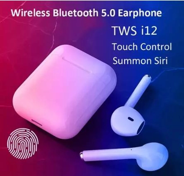 Wireless Bluetooth Earbuds with Charging Case (White)